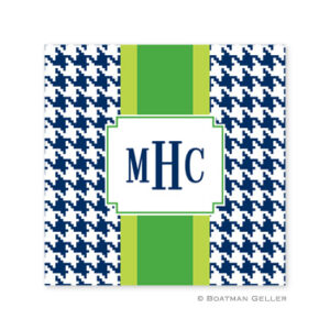 Coaster - Alex Houndstooth Navy-Green Bane