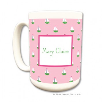 Mugs - Little Sailboat Pink