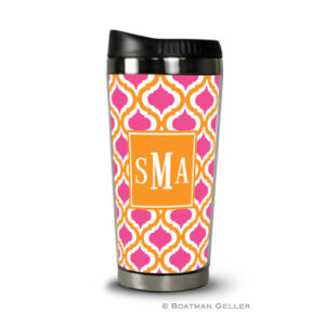 Travel Tumbler - Kate Tangerine & Raspberry