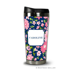 Travel Tumbler - Caroline Floral Pink