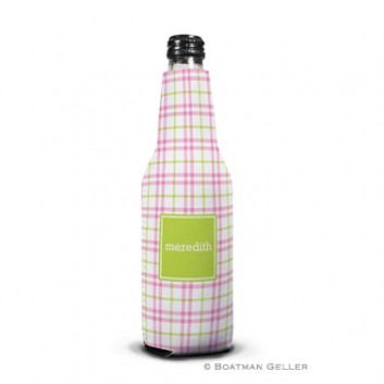 Koozie - Miller Check Pink & Green